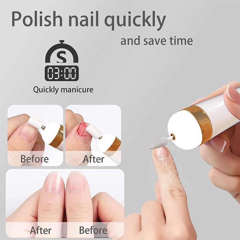 Rechargeable Electric Nail Drill Set – 5-in-1 Manicure & Pedicure Tool